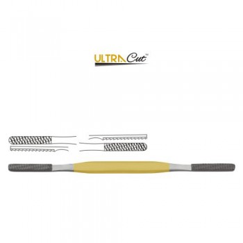 UltraCut ™ TC Fomon Nasal Rasp Fig. 5 - 6 Stainless Steel, 20.5 cm - 8" Cutting Edge 40 x 7 mm